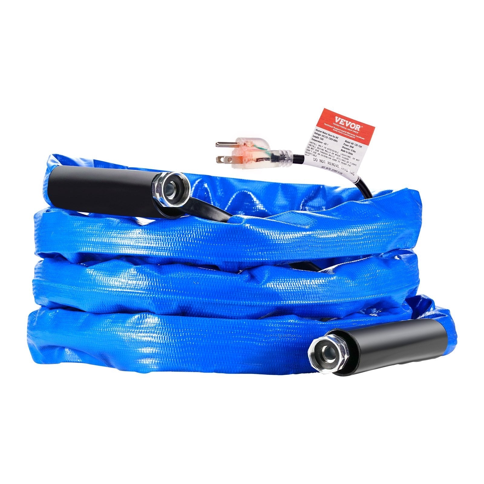 VEVOR 15ft Heated Water Hose for RV -45? Antifreeze Heated Drinking Water Hose