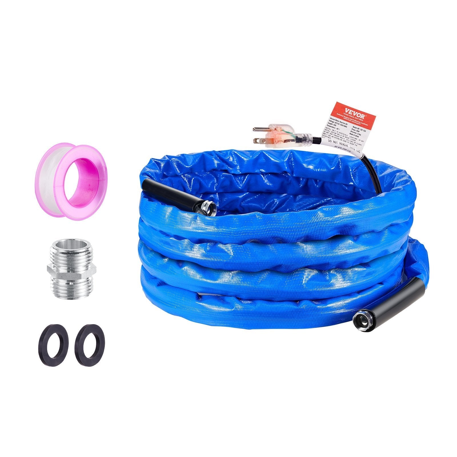 VEVOR 25ft Heated Water Hose for RV -45? Antifreeze Heated Drinking Water Hose