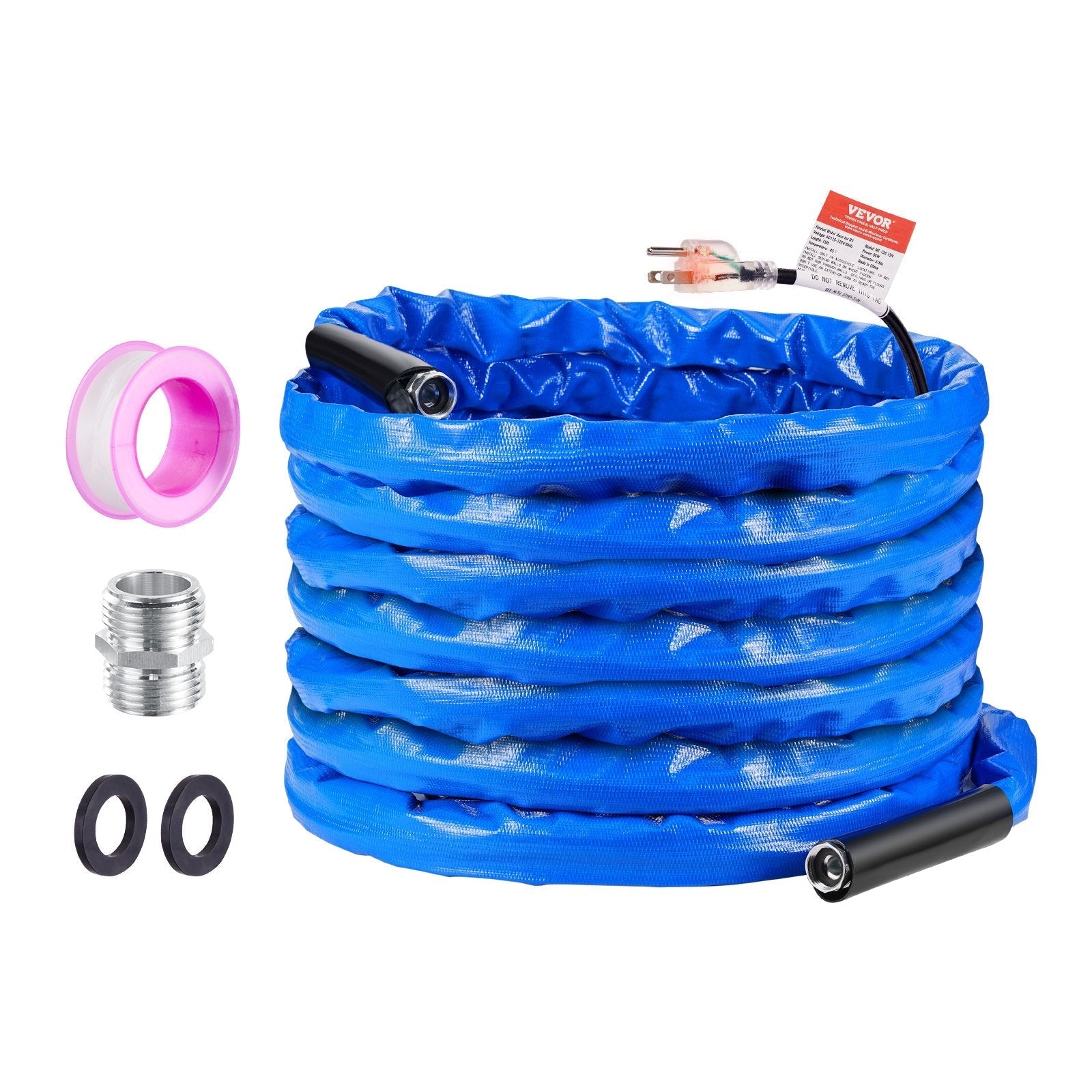 VEVOR 50ft Heated Water Hose for RV -45? Antifreeze Heated Drinking Water Hose