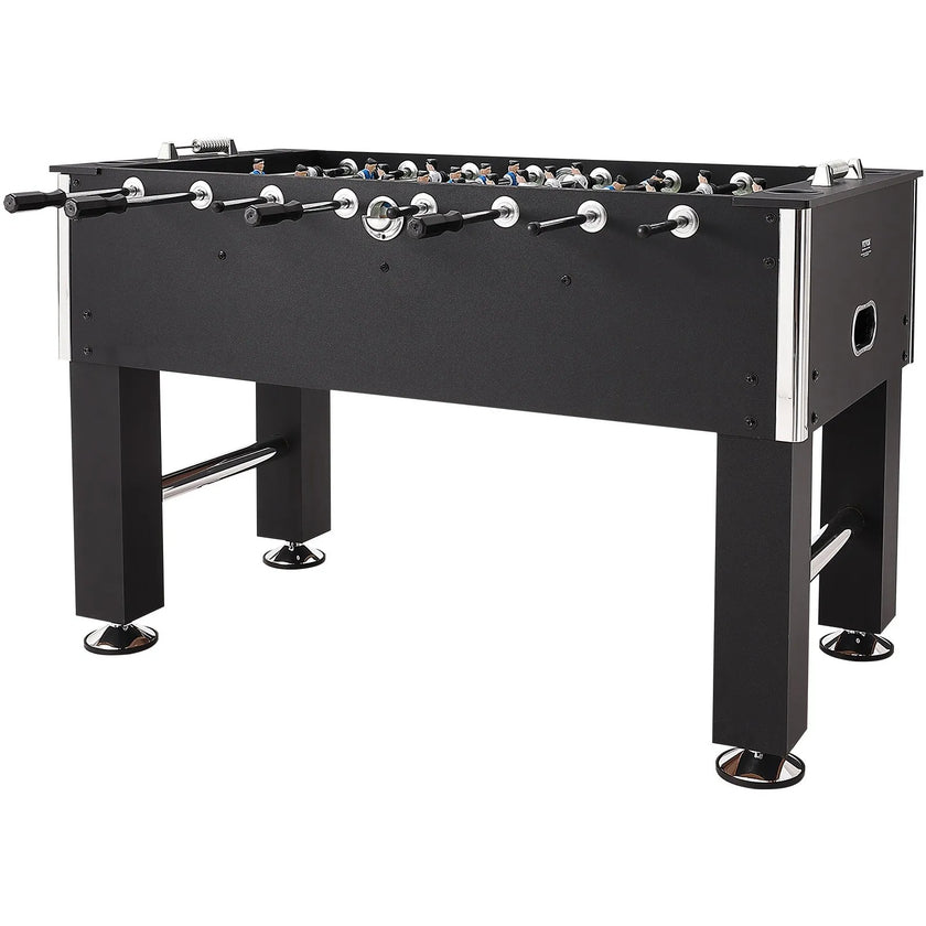 VEVOR Foosball Table, 55 inch Standard Size Foosball Table, Indoor Full Size Foosball Table for Home, Family, and Game Room, Soccer with Foosball Table Set, Includes 4 Balls and 4 Cup Holders
