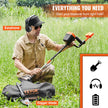 VEVOR Metal Detector for Adults & Kids, 8 Inch Waterproof Search Coil with High Accuracy Pointer Display, Adjustable 38''-49'' Gold Detector, Lightweight Aluminum Stem for Detecting Gold Treasure