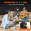 VEVOR Acoustic Foam Panels 24 Pack 12 x 12 x 2 in Adhesive for Wall Ceiling