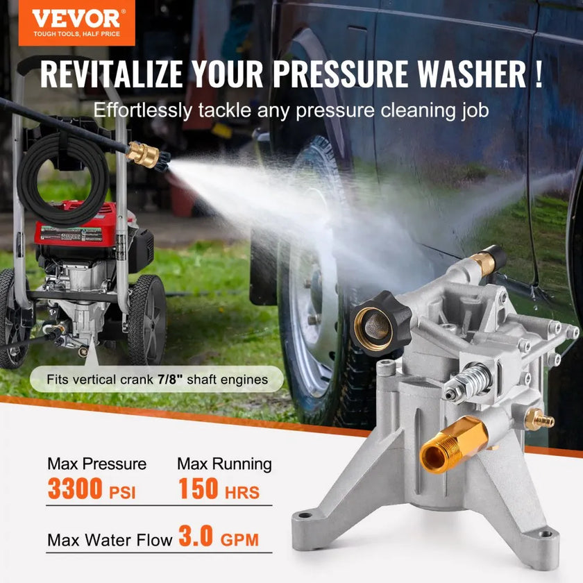 VEVOR Pressure Washer Pump 7/8