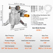 VEVOR Pressure Washer Pump, 7/8
