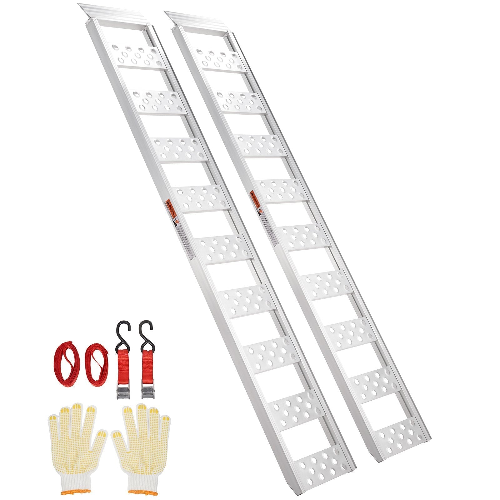 VEVOR Aluminum Ramps with Treads 1250 lbs 78
