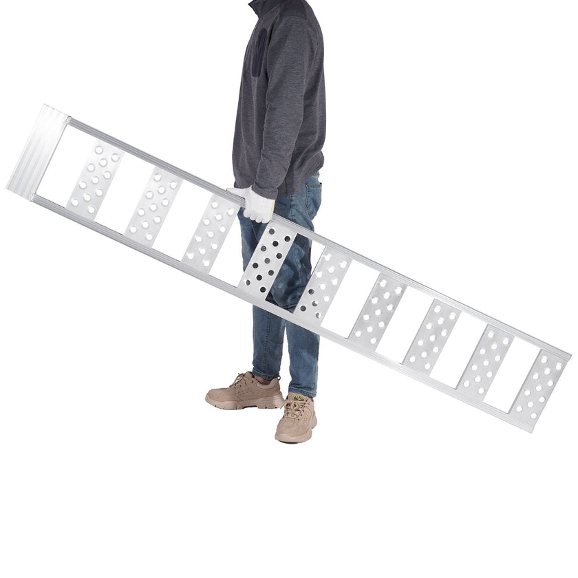 VEVOR Aluminum Ramps with Treads 1250 lbs 78