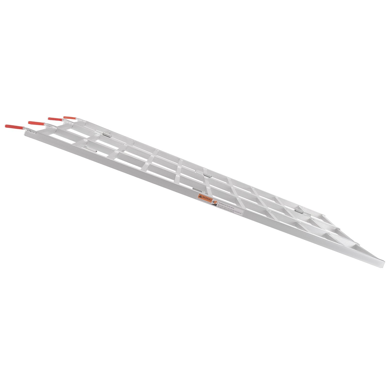 VEVOR Aluminum Ramps, 1500 lbs, Folding Loading Ramp with Load Straps, Tri-Fold Ramp for UTV, ATV, Trucks, Motorcycle, Lawnmower, Snow Blower, 77