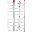 VEVOR Aluminum Ramps, 1500 lbs, Folding Loading Ramp with Load Straps, Tri-Fold Ramp for UTV, ATV, Trucks, Motorcycle, Lawnmower, Snow Blower, 77