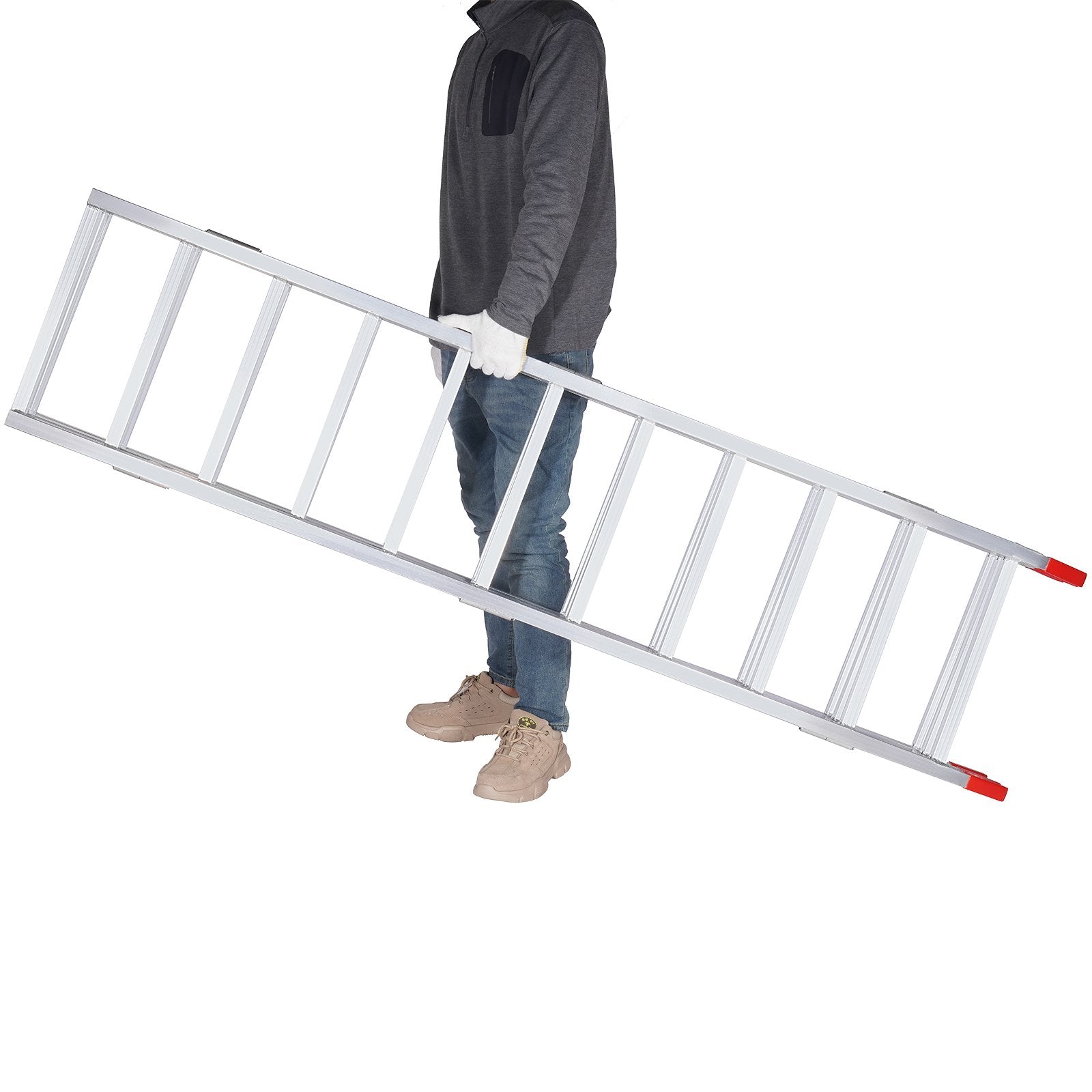 VEVOR Tri-Fold Aluminum Loading Ramp 1500 lbs 77