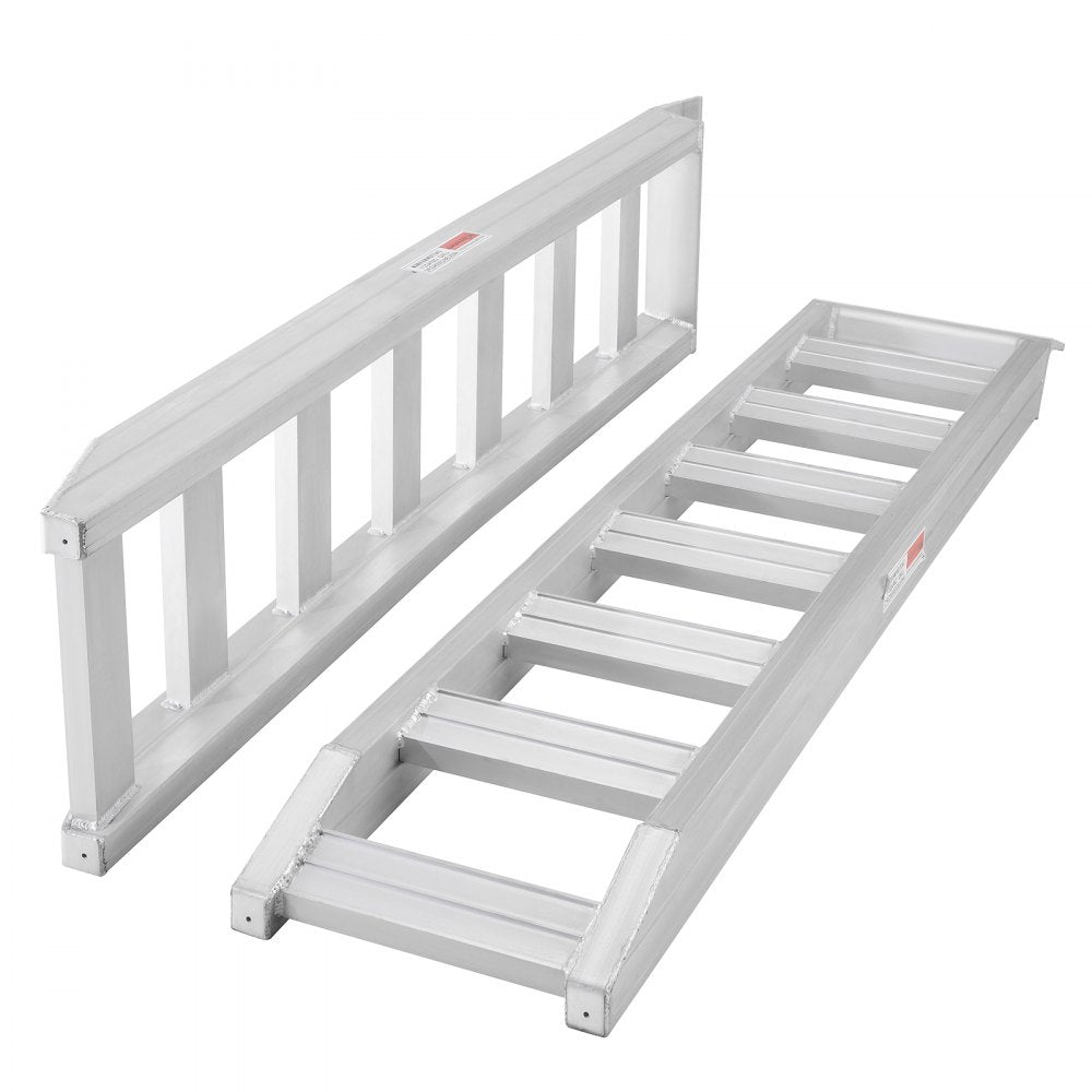 VEVOR Aluminum Ramps, 8810 lbs, Heavy-duty Ramps with Top Hook Attaching End, Universal Loading Ramp for Motorcycle, Tractor, ATV/UTV, Trucks, Lawn Mower, 72