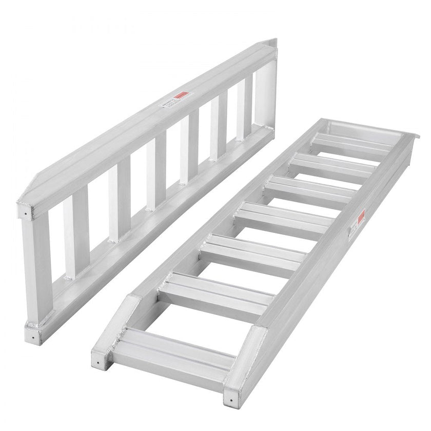 VEVOR Aluminum Ramps, 8810 lbs, Heavy-duty Ramps with Top Hook Attaching End, Universal Loading Ramp for Motorcycle, Tractor, ATV/UTV, Trucks, Lawn Mower, 72