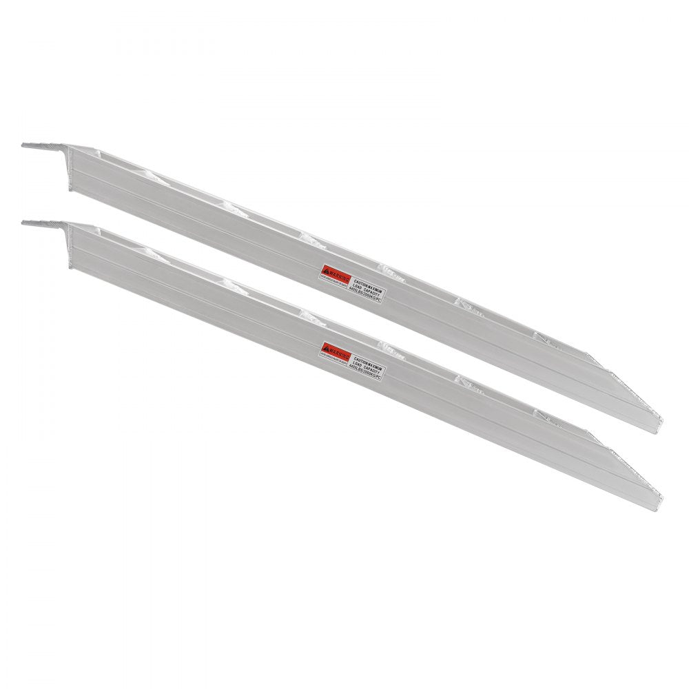 VEVOR Aluminum Ramps, 8810 lbs, Heavy-duty Ramps with Top Hook Attaching End, Universal Loading Ramp for Motorcycle, Tractor, ATV/UTV, Trucks, Lawn Mower, 72