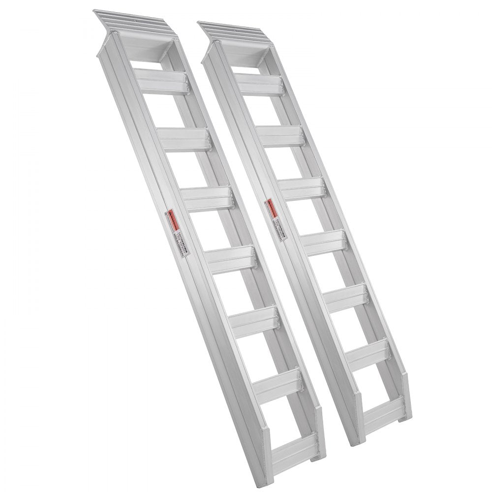 VEVOR Aluminum Ramps, 8810 lbs, Heavy-duty Ramps with Top Hook Attaching End, Universal Loading Ramp for Motorcycle, Tractor, ATV/UTV, Trucks, Lawn Mower, 72