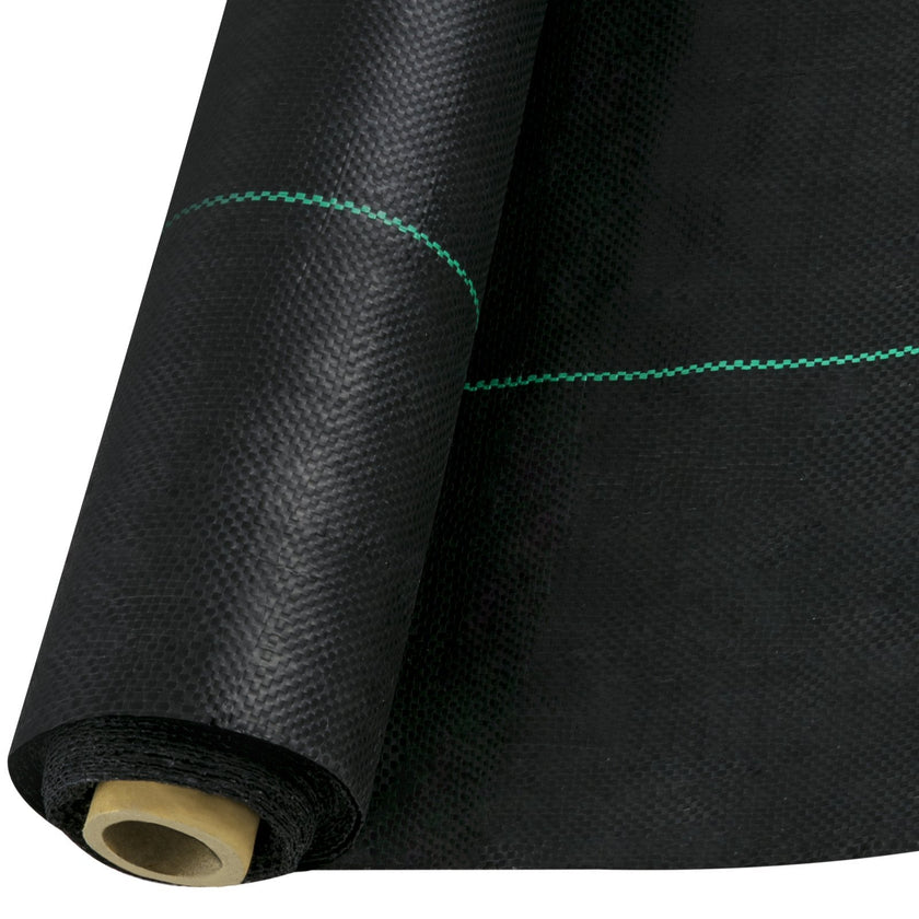 VEVOR Garden Weed Barrier Fabric, 3.24oz Heavy Duty Landscape Fabric, 3x300 ft Weed Block Control for Garden Ground Cover, Woven Geotextile Fabric for Landscaping, Gardening, Underlayment, Black
