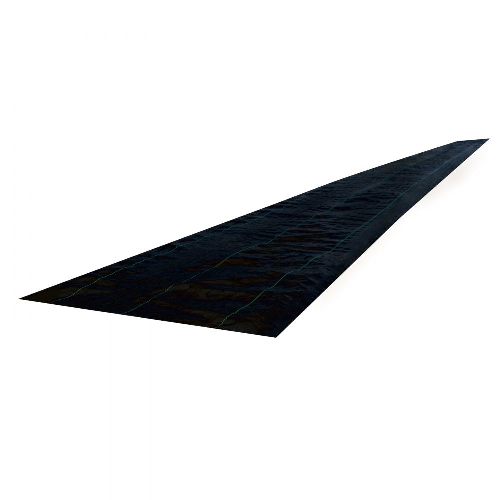 VEVOR Weed Barrier Landscape Fabric, 6 x 250 ft, 4.1 Oz Premium Woven Ground Cover, Heavy Duty PP Material & Easy Setup, Weed Control for Outdoor Garden, Lawn, Driveway, Black