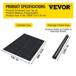 VEVOR 6.5FTx300FT Premium Weed Barrier Fabric Heavy Duty 3.2OZ, Woven Weed Control Fabric, High Permeability Good for Flower Bed, Geotextile Fabric for Underlayment, Polyethylene Ground Cover