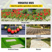 VEVOR 6FTx300FT Premium Weed Barrier Fabric Heavy Duty 1.5OZ, Woven Weed Control Fabric, High Permeability Good for Flower Bed, Geotextile Fabric for Underlayment, Polyethylene Ground Cover
