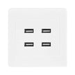 USB charging wall socket panel
