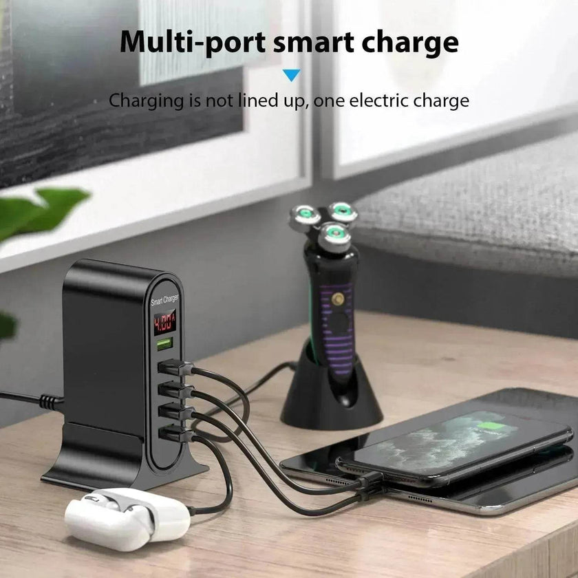 USB five-port smart charger Smart USB Power Adapter