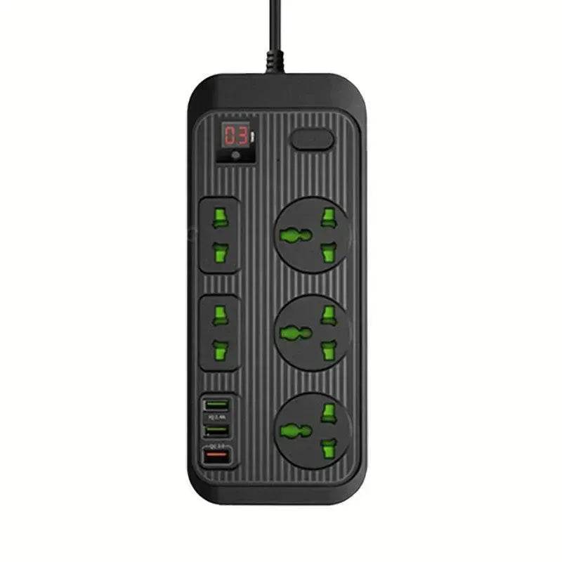 USB Power Strip Smart British Plug Multi-function Power Surge