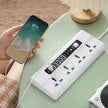 USB Universal Hole Plug Smart Power Strip and Surge Suppressor