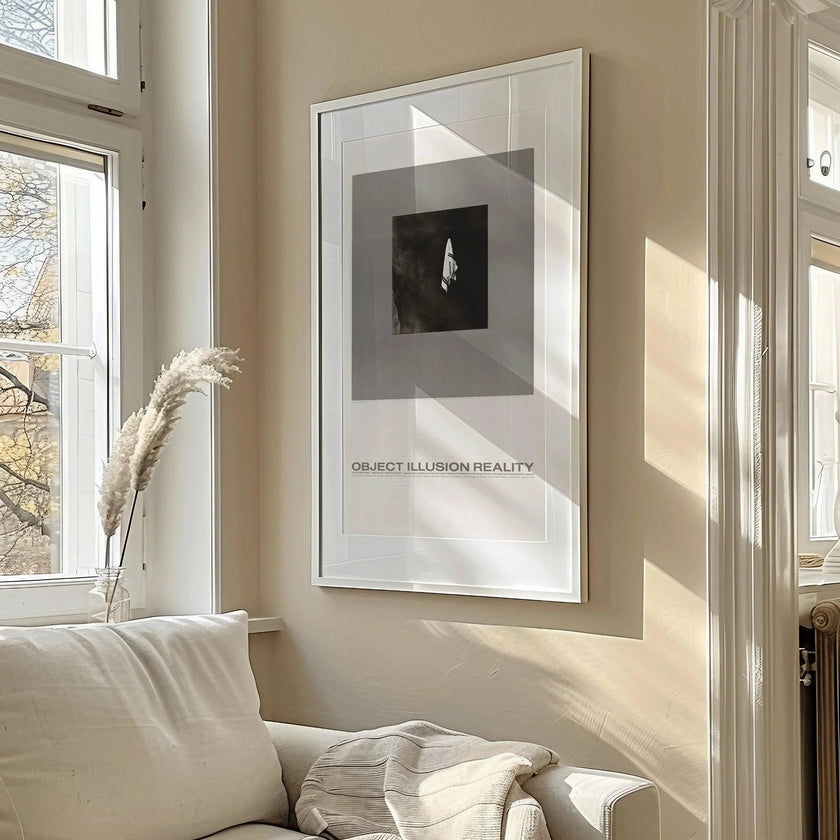 USIA Poster: Object Illusion Reality - Midcentury Modern Giclee Print (2x1)