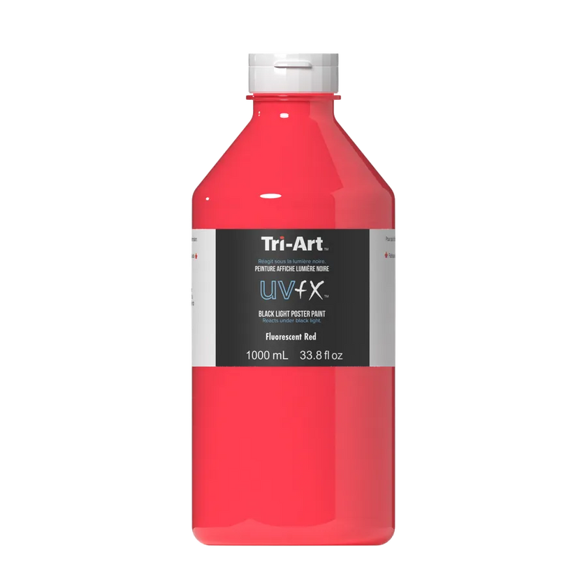 UVFX Black Light Poster Paint - Fluorescent Red