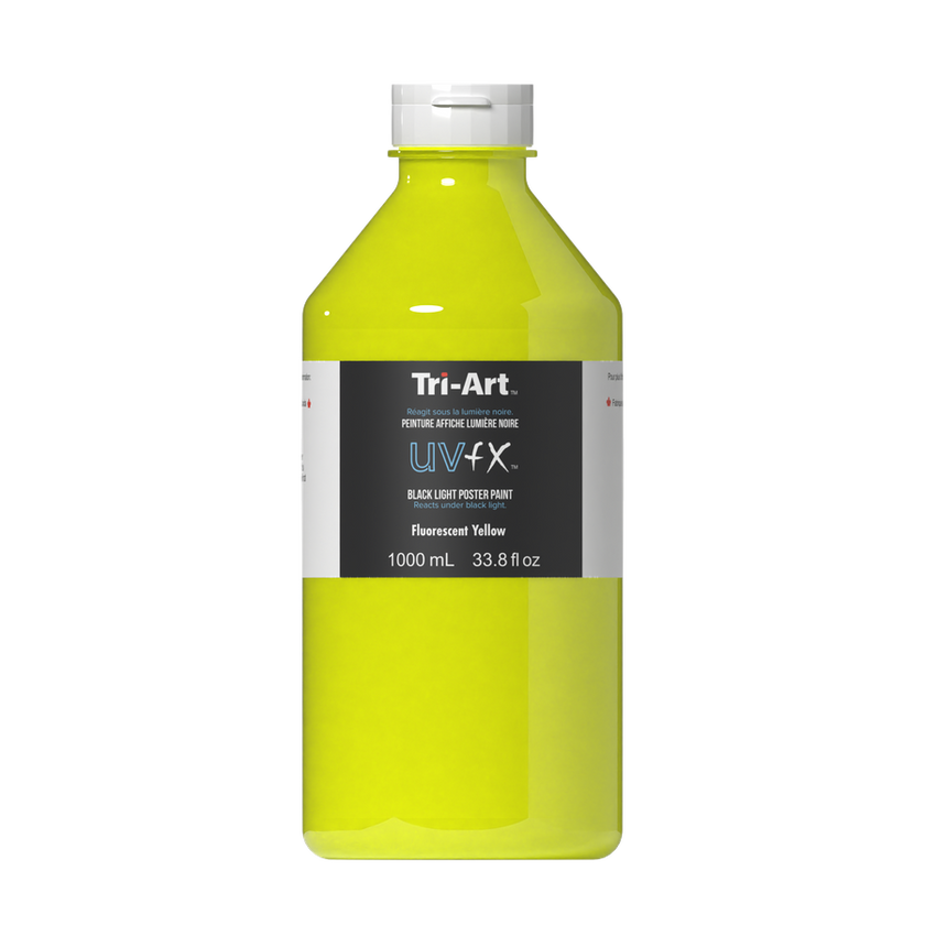 UVFX Black Light Poster Paint - Fluorescent Yellow