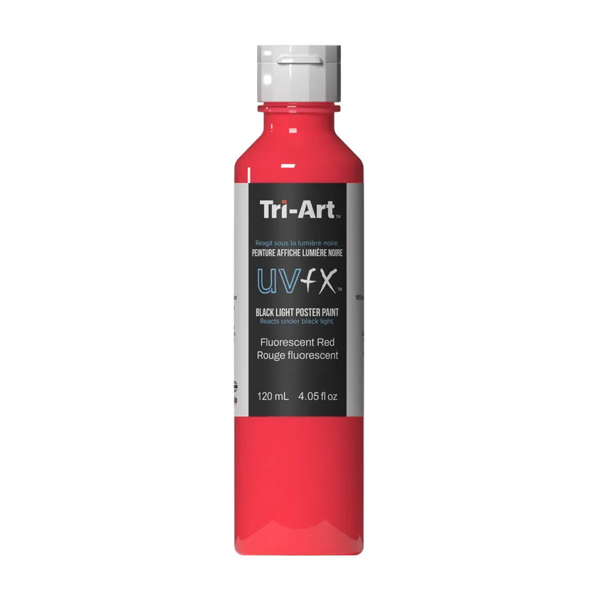 UVFX Black Light Poster Paint - Fluorescent Red