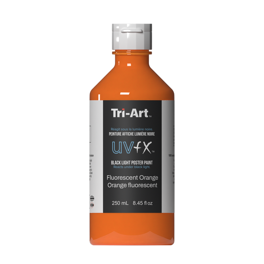 UVFX Black Light Poster Paint - Fluorescent Orange