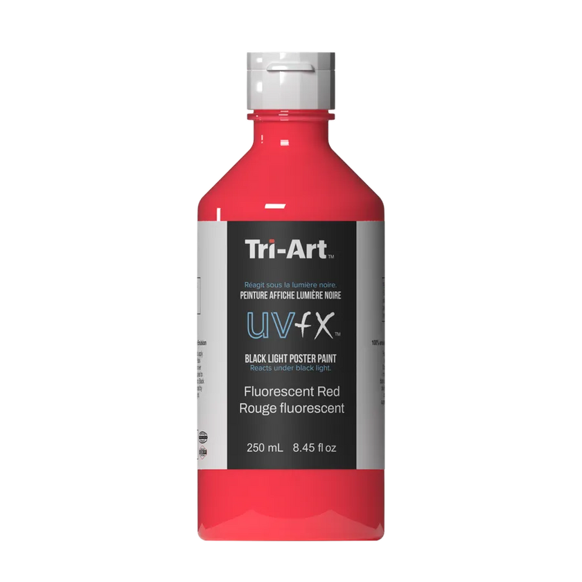 UVFX Black Light Poster Paint - Fluorescent Red