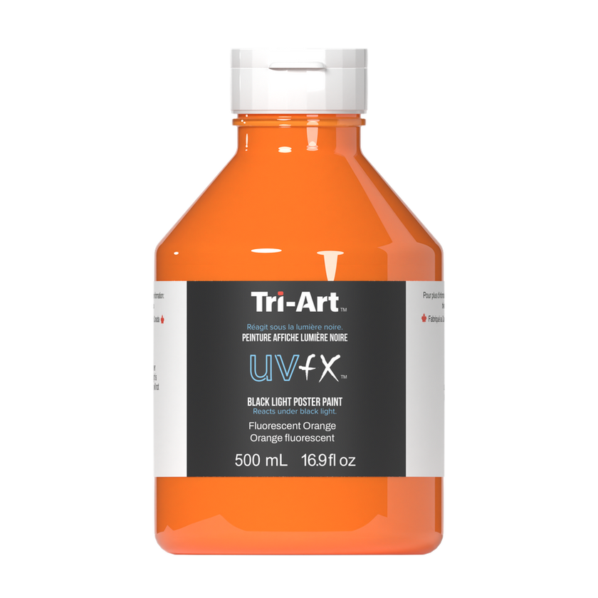 UVFX Black Light Poster Paint - Fluorescent Orange