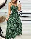 V-neck Brace Dress High Waist Temperament