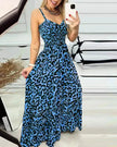 V-neck Brace Dress High Waist Temperament