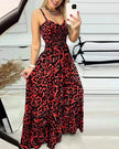 V-neck Brace Dress High Waist Temperament