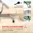 Soozier Kayak Cart Dolly Adjustable Width Transport Red
