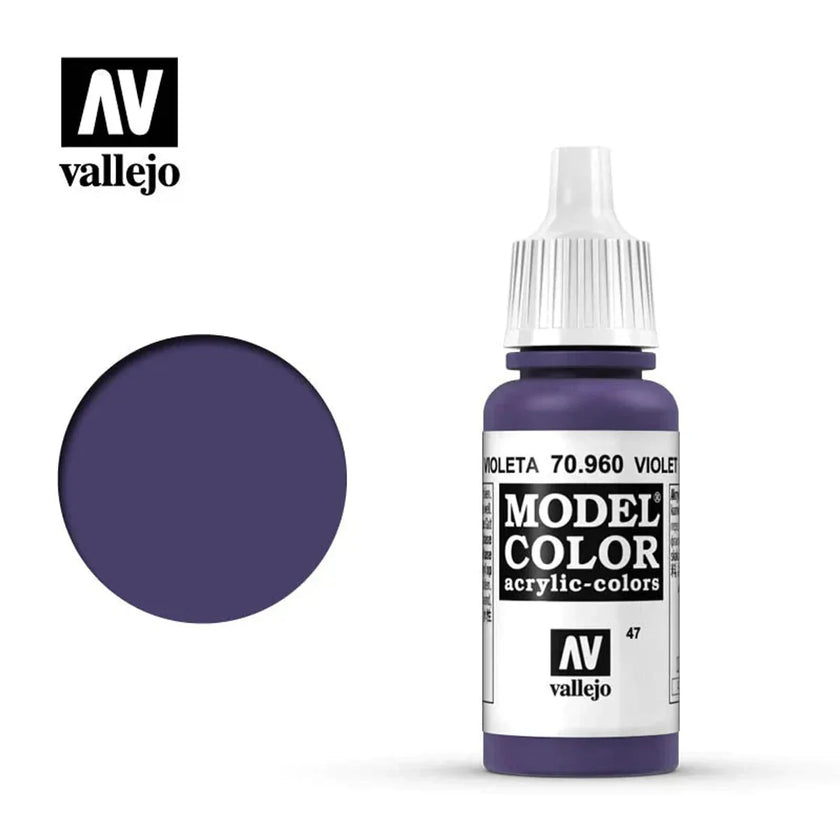 Vallejo 70960 Model Color Violet Paint 17mL NIB