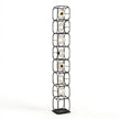 Valletta Wrought Iron + Glass Floor Lamp