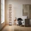Valletta Wrought Iron + Glass Floor Lamp