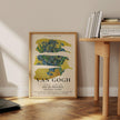 Van Gogh Irises Exhibition Poster: Fine Art Giclee Print
