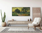 Van Gogh Landscape at Twilight Print: Impressionist Panoramic Art