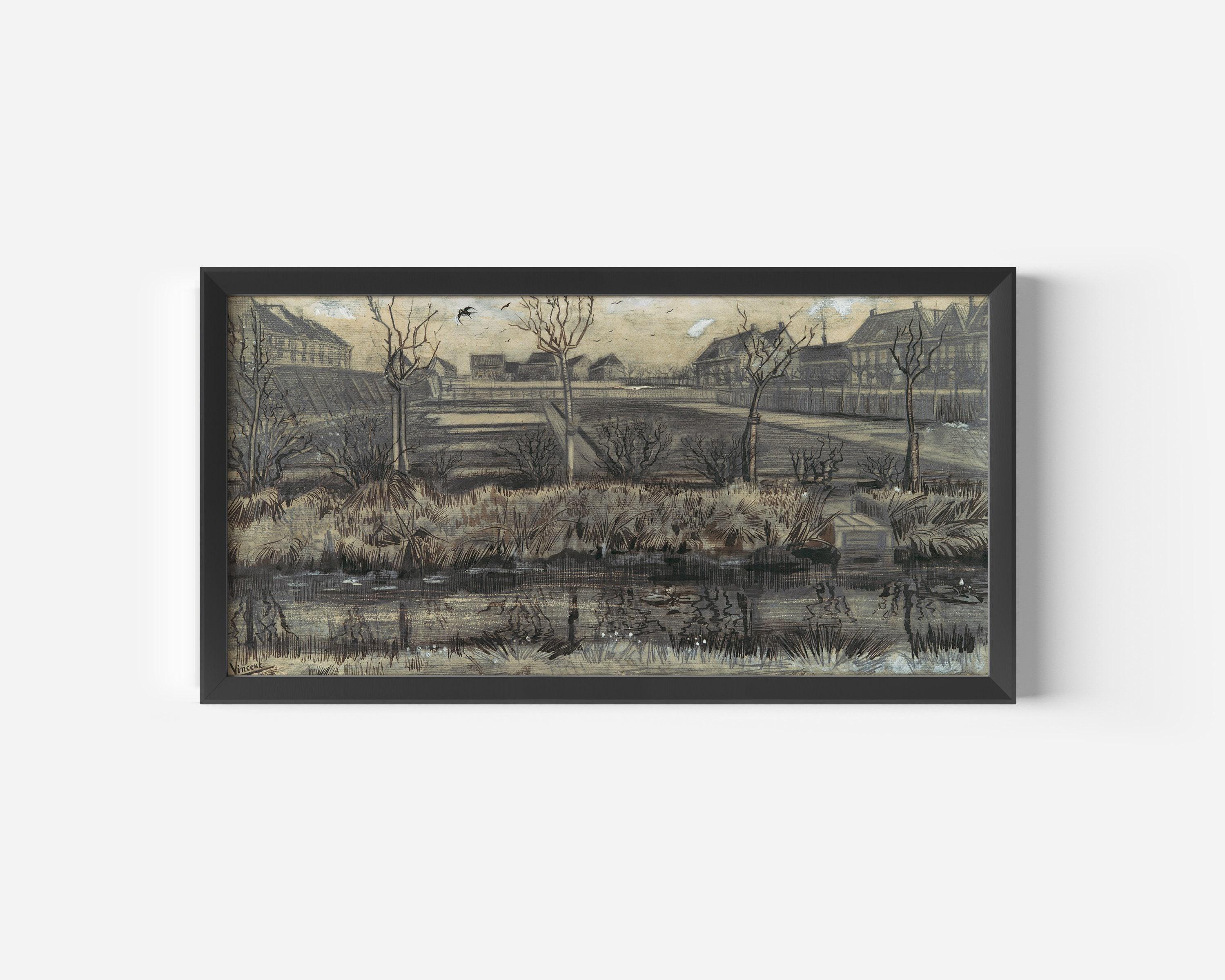 Van Gogh Nursery Art Print: Vintage Impressionist Schenkweg Painting