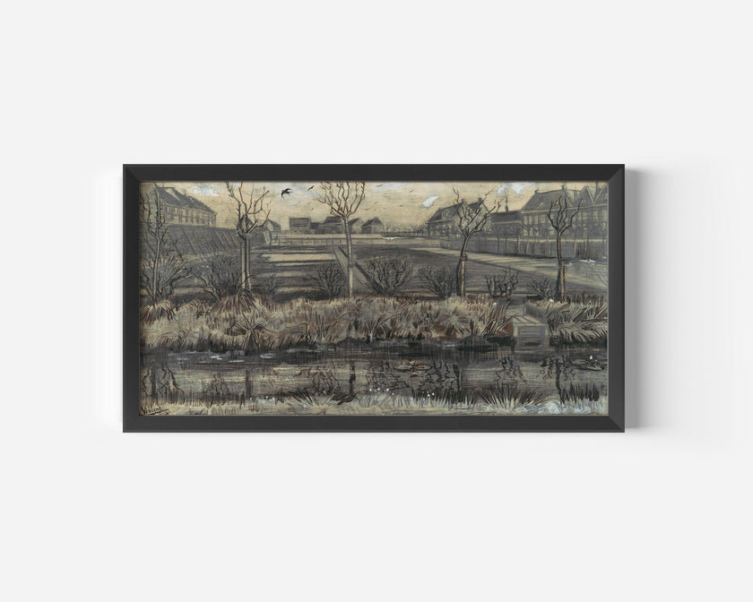 Van Gogh Nursery Art Print: Vintage Impressionist Schenkweg Painting