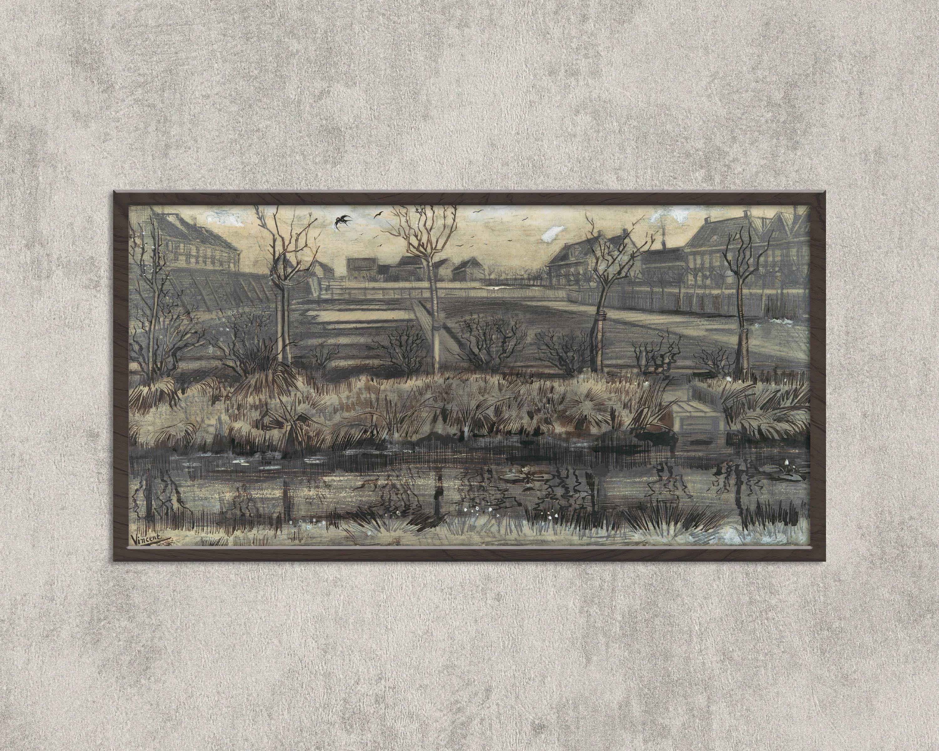 Van Gogh Nursery Art Print: Vintage Impressionist Schenkweg Painting