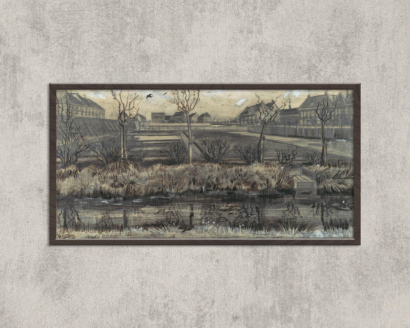 Van Gogh Nursery Art Print: Vintage Impressionist Schenkweg Painting