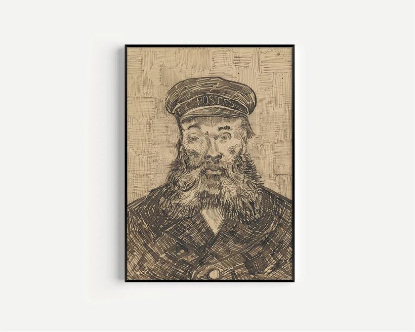 Van Gogh Postman Print: Impressionist Fine Art, Giclee on Hahnemuhle Paper