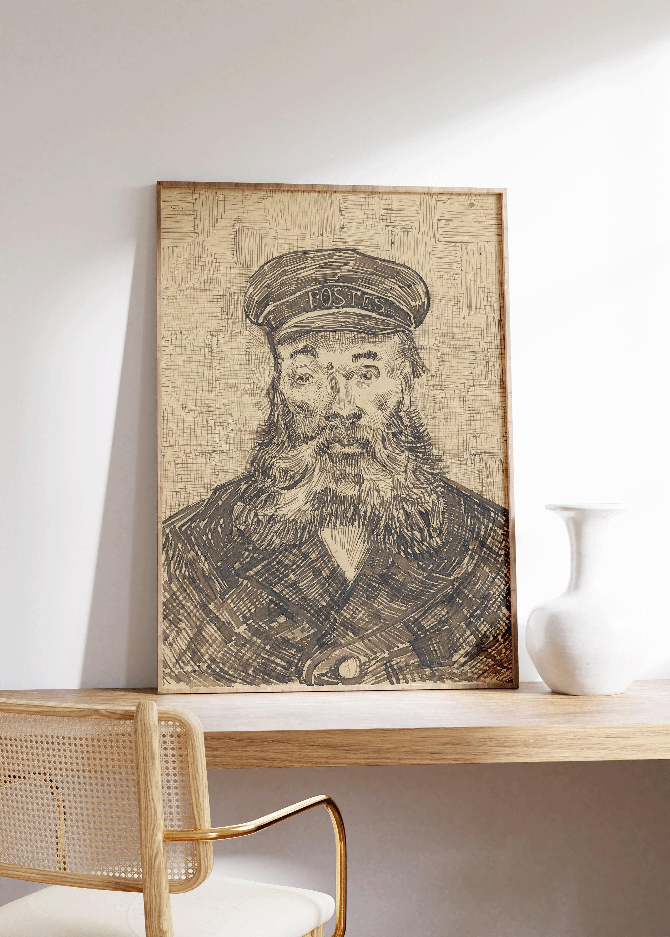 Van Gogh Postman Print: Impressionist Fine Art, Giclee on Hahnemuhle Paper