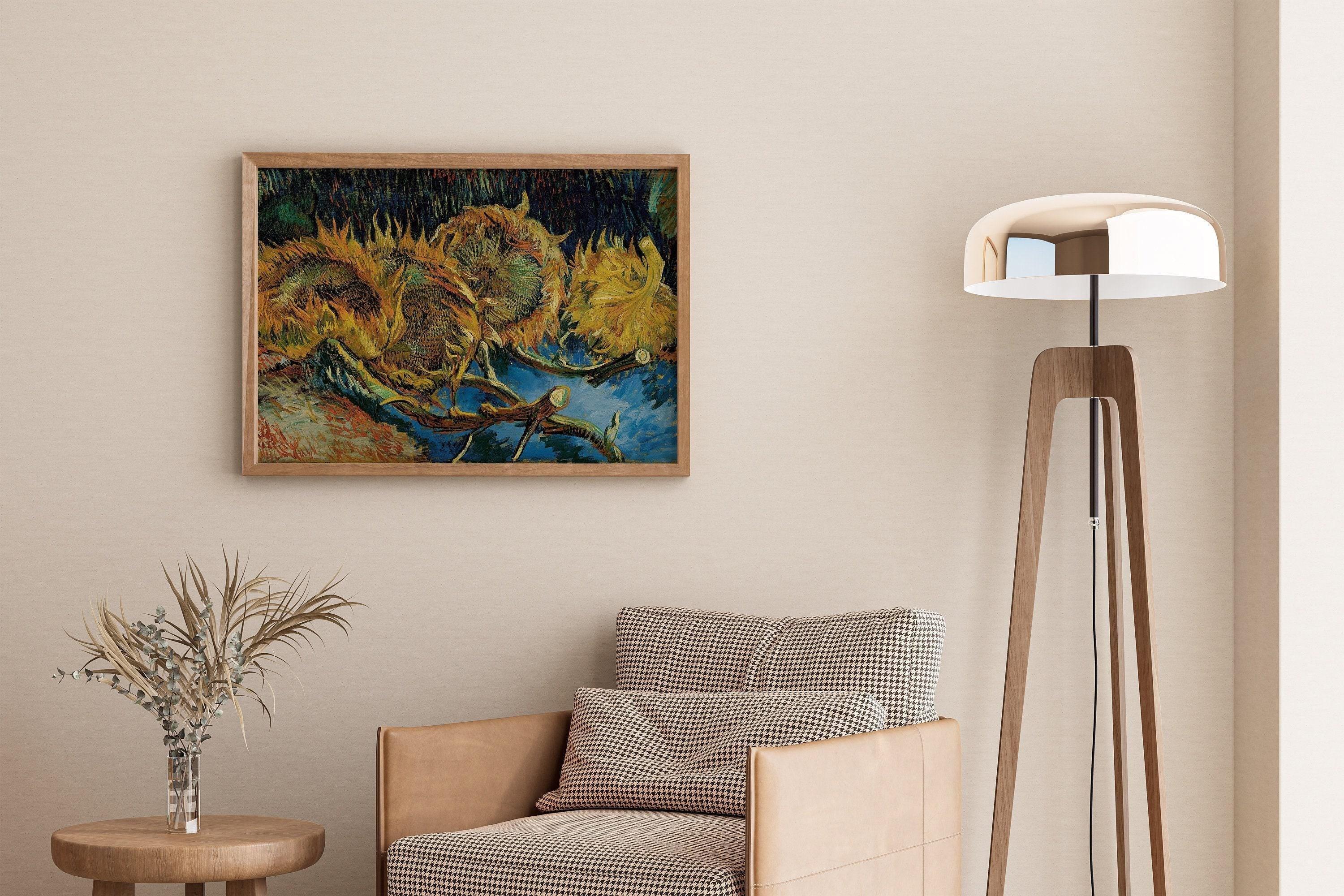 Van Gogh Sunflowers Art Print: Giclee Fine Art, Handframed Option