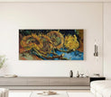 Van Gogh Sunflowers Print: Vintage Impressionist Panoramic Art (2x1)