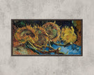 Van Gogh Sunflowers Print: Vintage Impressionist Panoramic Art (2x1)